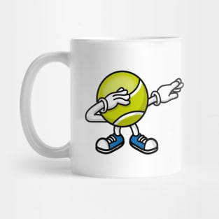 Dab dabbing tennis ball Mug